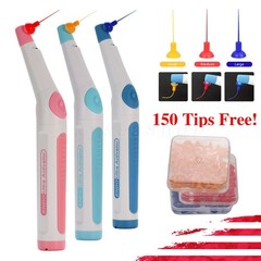 Dental Wireless Ultrasonic Activator Endo Ultra Activator with 150 Tips 3 Colors