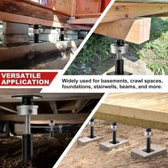 9.5-15″ House Floor Jacks Screw Jacks Post Home Leveling Foundation Floor Jack