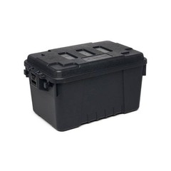 Plano Storage Box 14 Gal Plastic Heavy Duty Black Stackable Lockable Tote