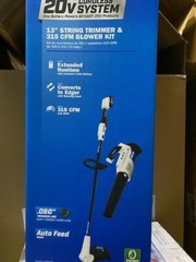 Hart 20-Volt 13″ Cordless Trimmer & Blower Combo Kit