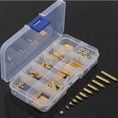 270 Pcs Male Female Brass PCB Spacer Standoff Screw Nut Threaded M2