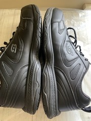 Skechers Relaxed Fit Memory Foam Work Black Slip Resistant sneakers