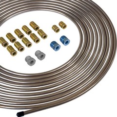 25 ft 1/4 True Copper-Nickel Alloy Non-Magnetic Brake Line USA