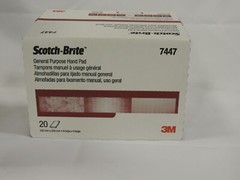 3M 7447 Scotch-Brite General Purpose Hand Pad 6″ x 9″ – 40 Pads, Free Shipping