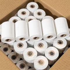 50 CASIO PCR-T280 THERMAL CASH REGISTER PAPER ROLLS 58mm