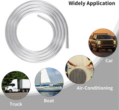 10Ft 1/2″ OD Aluminum Hard Fuel Line Hardline Tube Tubing Coil | Flexible, Easy
