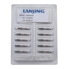 Dental Zirconia Cutting Diamond Bur FG Football Round End Taper Cylinder Egg