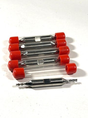 1/8″ 4 flute end mill double end 3/8″ shank cobalt 5pc set