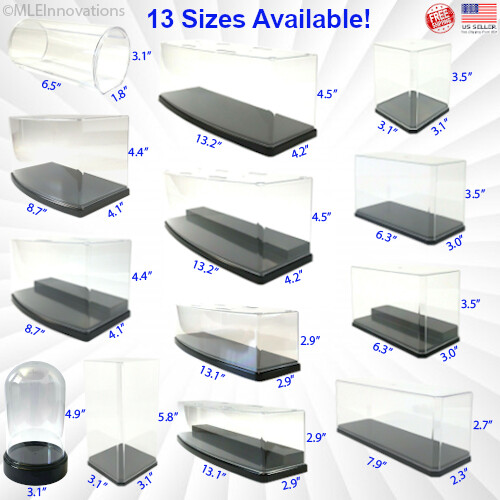Display Case Box Small Large Step Stackable Dustproof Model Car Lego Hot Wheels