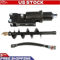 Mini Excavator Attachment 200mm Hydraulic Auger Drill For 1T-1.5Ton Mini Digger