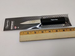 Superior USA 3.25″ Paring Vegetable Knife Clip Point Stainless Blade Soft Grip