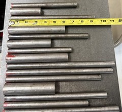 4140 Steel Round Bar Stock 22 Pcs – CNC Lathe Machinable – 17.65 lbs