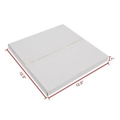 Share 25pcs White Vinyl Record LP Shipping Mailer Boxes 12.5 x12.5 x1 Album Pap