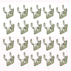 Azar 700017 Metal Prong Hook 20-Piece Set