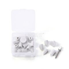 20pcs Dental Composite Finishing Polishing Cup Point Inverted Cone Mendrel Kit