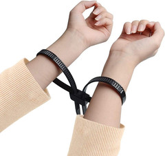 Coitak Flex Cuffs, 10 PCS Zip Tie Handcuffs, Double Locking Zip Ties Restraints,