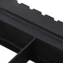2500Lbs 45″ Hitch & Spear Sleeve W/ Receiver Heavy-Duty Steer Pallet Fork Frame