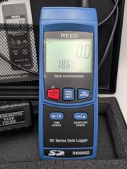 Reed Instruments R4000sd Anemometer, 79 To 5, 906Fpm, 32 To 122F