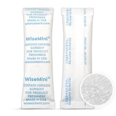 10 Gram Food Safe Desiccant Pack, Premium Silica Gel packet, Moisture Absorbers