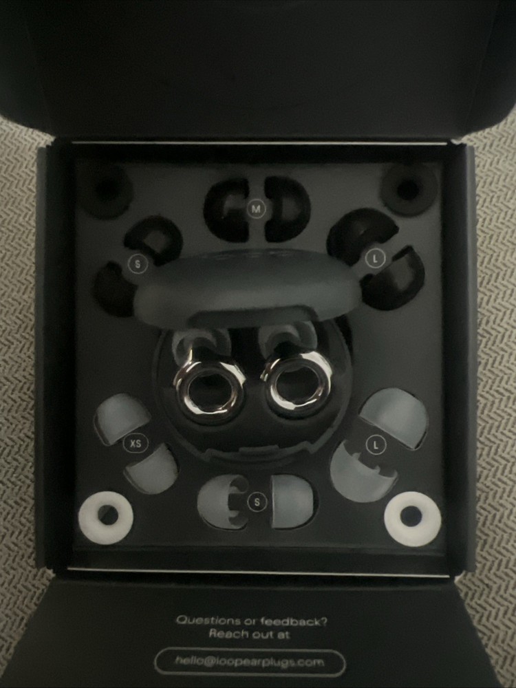 Loop Ear Plugs (Experience 2 Plus) 12 l 15 NRR – Silver – New Open Box