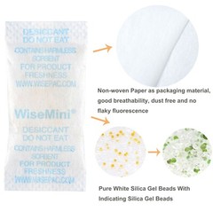 5 Gram 250 Pack Silica Gel Packets Color Indicating Dessicant Food Grade NP