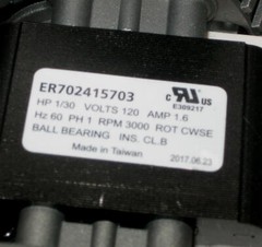 Furnace Draft Inducer Motor 70-24157-03 for Rheem Ruud Corsaire Weather King