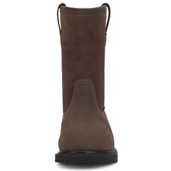 HISEA NINGO Men Steel/Soft Toe Wellington Work Boots Leather Western Cowboy Boot