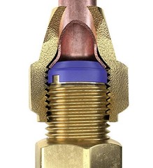 FlareSeal® Model MSP-0406 Leak Free SAE Flare Connections – 0.25 Inch, Brass