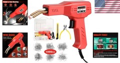 Plastic Welder Kit with Staples Copper Transformer Rapid Heating Car Repair