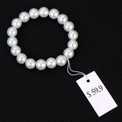 Shappy 300 Pcs 0.8 x 1.58 Inches White Price Display Tags Marking Labels Disp…