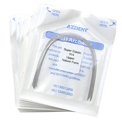 AZDENT 50X Dental Orthodontic Super Elastic Niti Round Natural Form Arch Wires