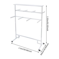 Clothing Display Rack, Floor Standing Garment Rack, 8 Arms Clothing Rack