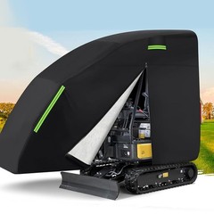 210D Oxford Fabric Mini Excavator Cover Waterproof For E20 (Black)