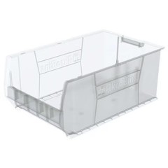 Akro-Mils 30290Sclar Storage Bin, Plastic, Clear, 12 In H, 18 3/8 In W, 29 1/4