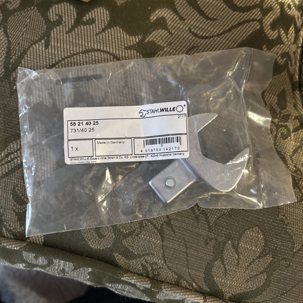 Stahlwille 58214025 731/40 Open ended insert 25 mm, 14×18 mm New Sealed