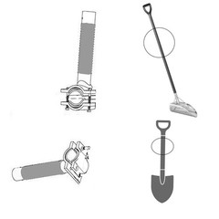 Saver Pull Handle for Serious Beach Hunters Shovel Scoops Back Saving Universal