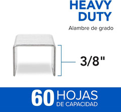 Swingline Staples, Heavy Duty, 3/8″ Length, 60 Sheet Capacity, 100/Strip, 1000/B