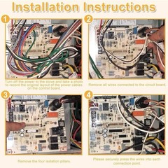 New Upgrade 62-104058-02 Integrated Furnace Control Board Replacement for Rheem