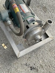 Tri-Clover Tri-Flow C215MDG56T-S Mobile Pump With Starter & Cart; 230V, 3 Ph, 60