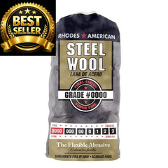 Homax 10120000 Steel Wool, 12 pad, Grade #0000, Rhodes 12 Pads,