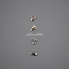 4 Pc Dental Buccal Tube Bondable Orthodontics Non-Convertible 1st Molar Roth 018