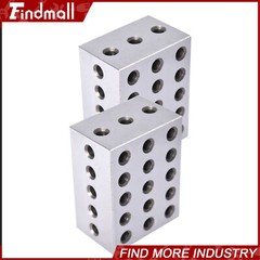 Ultra Precision 1 Matched Pair 2-3-4 Blocks 23 Holes .0002″ Precision New
