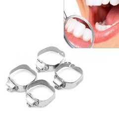 Dental Orthodontic 1st Molar Prewelded Bands 018/022 Roth/Edgewise #29-#43+ U/L