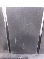 **LOT OF 5** EXPRESSLY & NBSP; HUBERT GRANITILES FULL SIZE BLACK TILE for buffet
