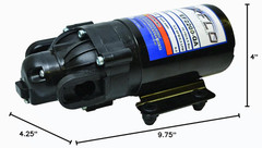EF2200-QA-BOX 2.2GPM 12V Diaphragm Pump-Quick Attach Port, Black