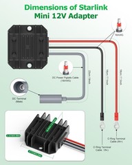 Starlink Mini Power Supply 12V to 30V 3.5A Boost Starlink Mini