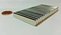 10-100 NEODYMIUM magnets 1-1/2″×1/4″×1/8″ Strong Rare Earth magnets N52 Grade