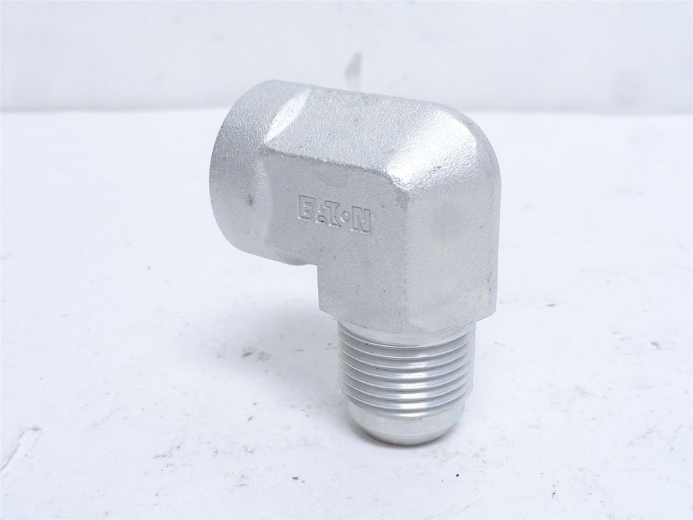 250138 New-No Box; Eaton 2025-12-12S Adaptor Elbow; 90Deg; 3/4 JIC x 3/4NPT