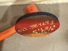 1 Slice 4140 Hot Rolled Steel Bar Round Stock Heat Treated 5” OD x ~3/8”