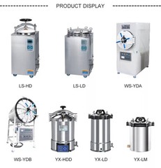 35 Liter High Pressure Sterilizer Vertical Autoclave LED Display 105-134°C USA